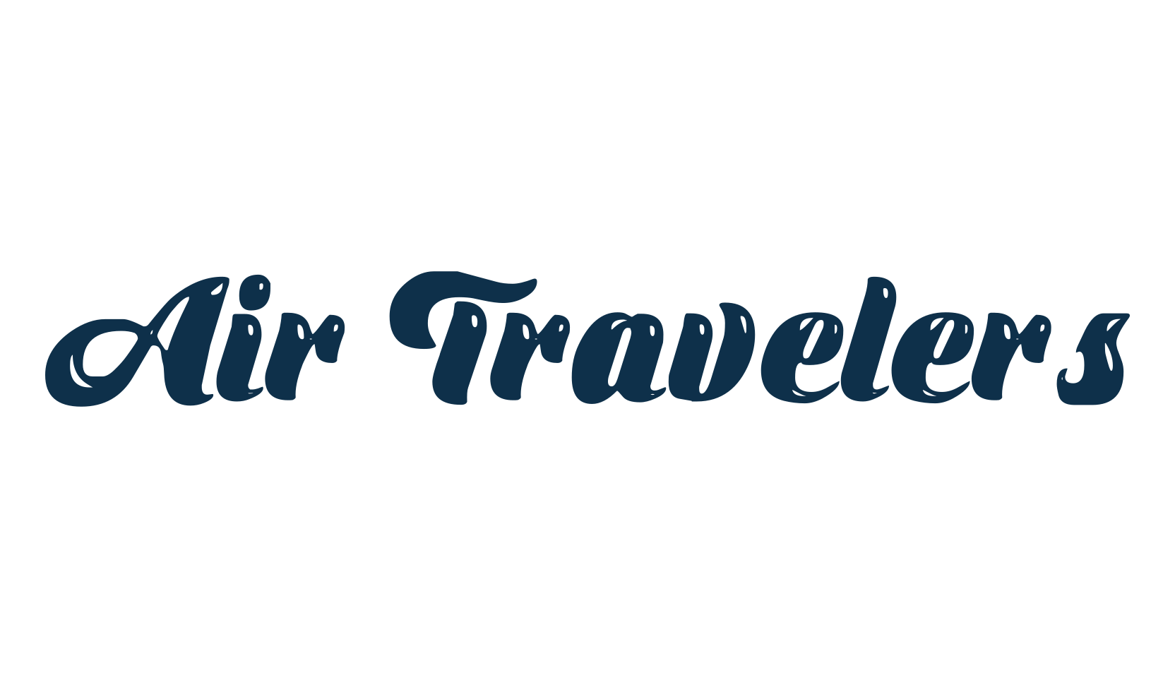 Air Travelers, groovy font preview