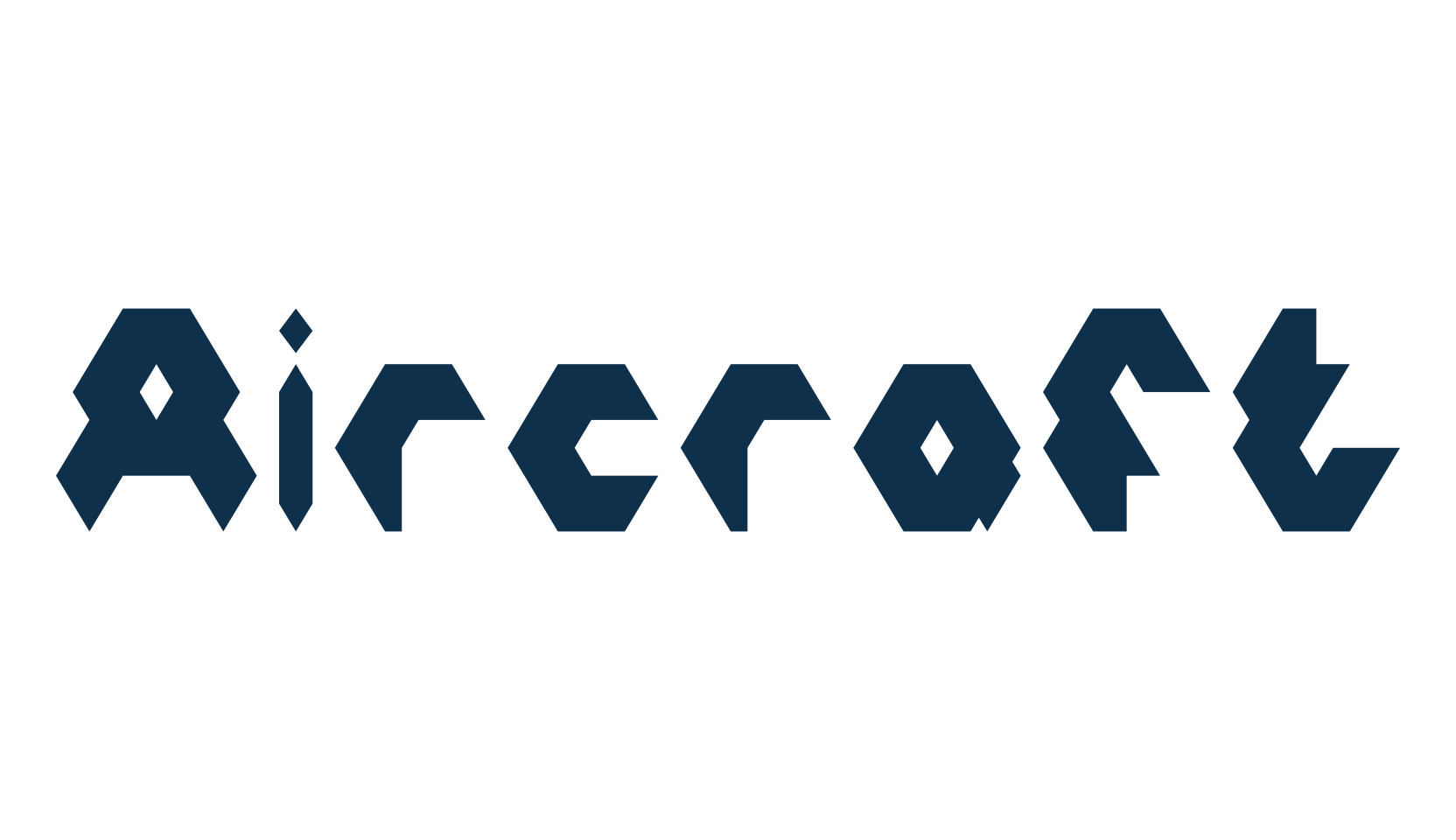 Aircraft, various font preview