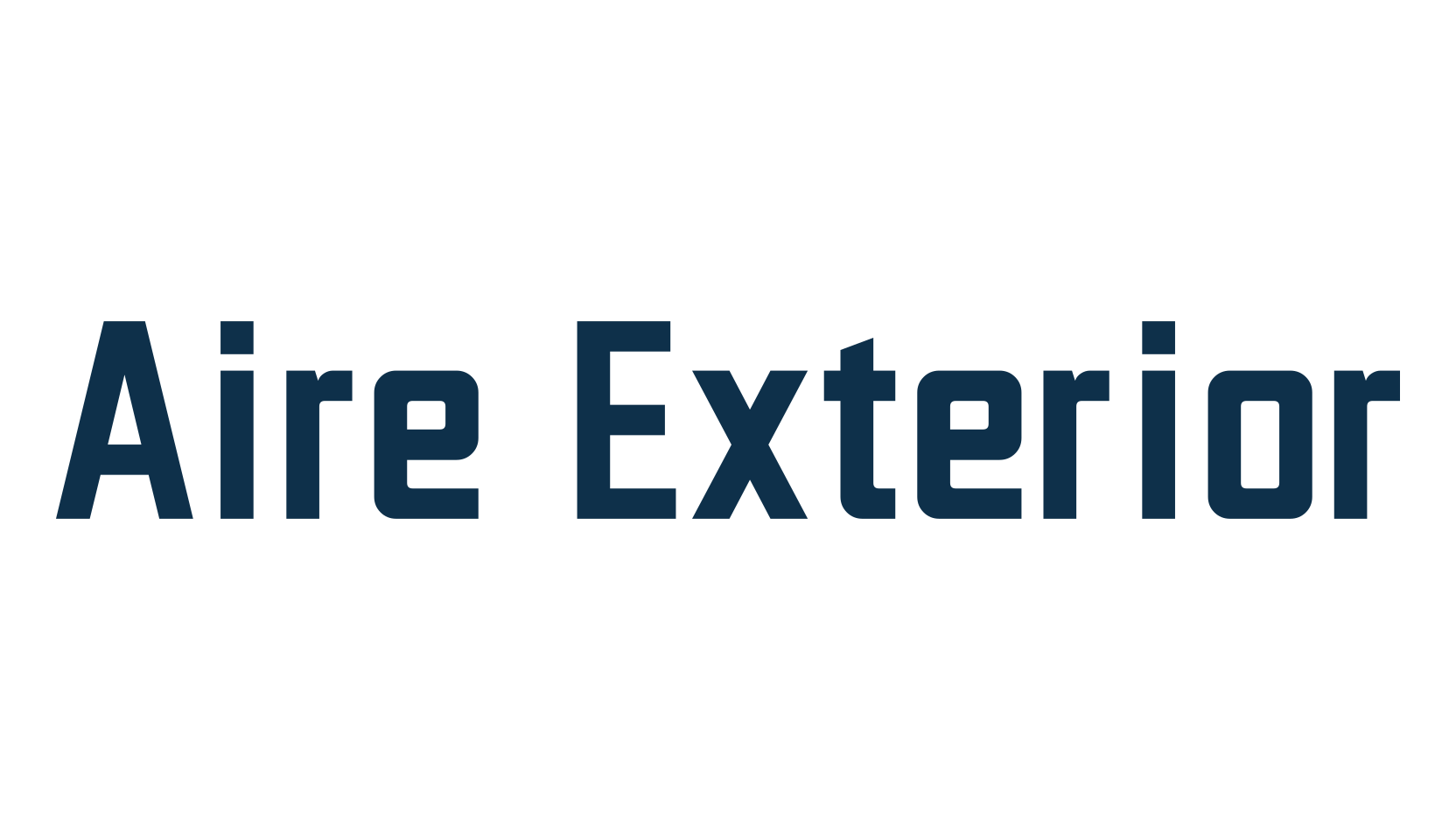 Aire Exterior, basic sans serif font preview