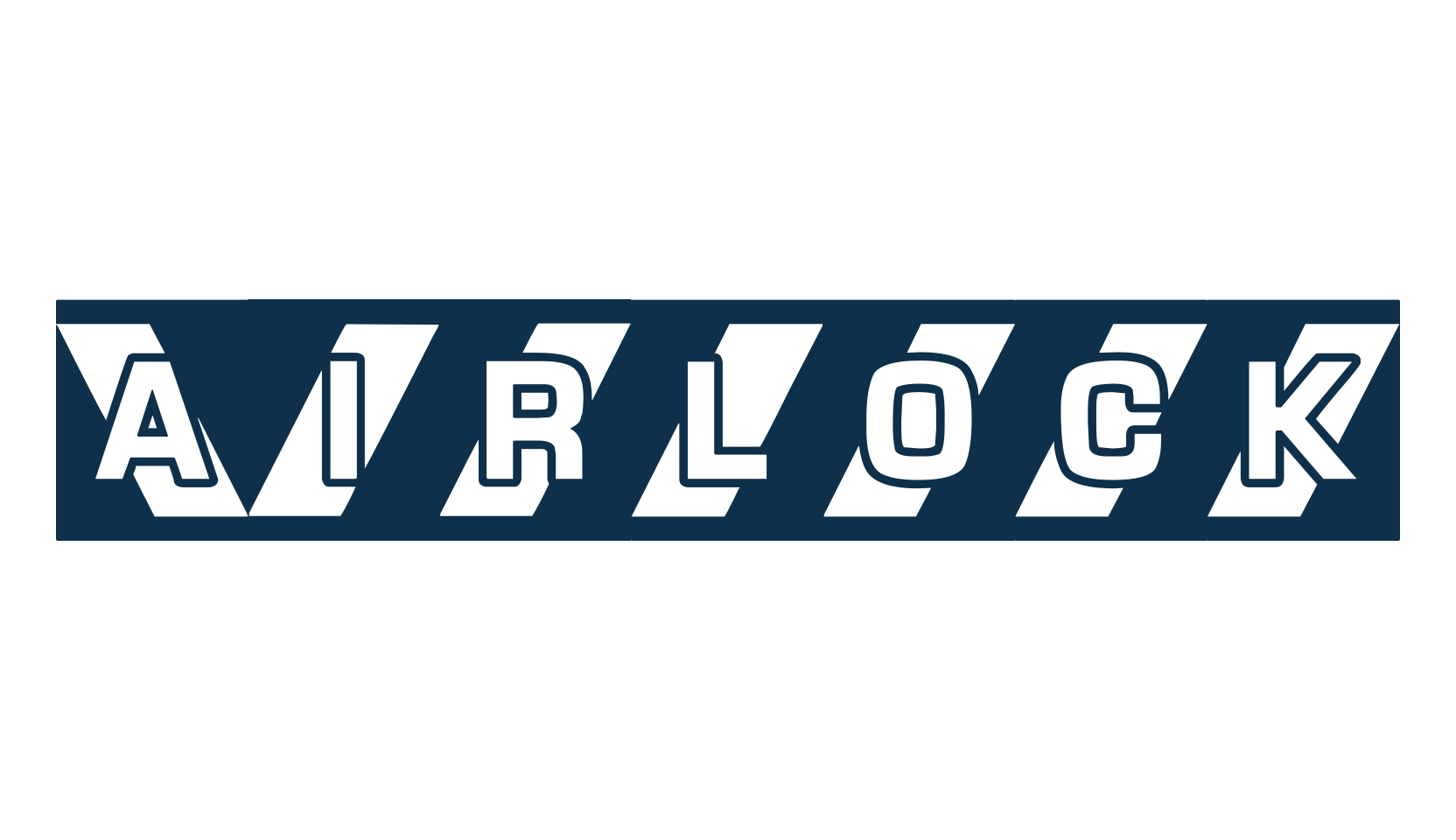 Airlock, techno sci-fi font preview