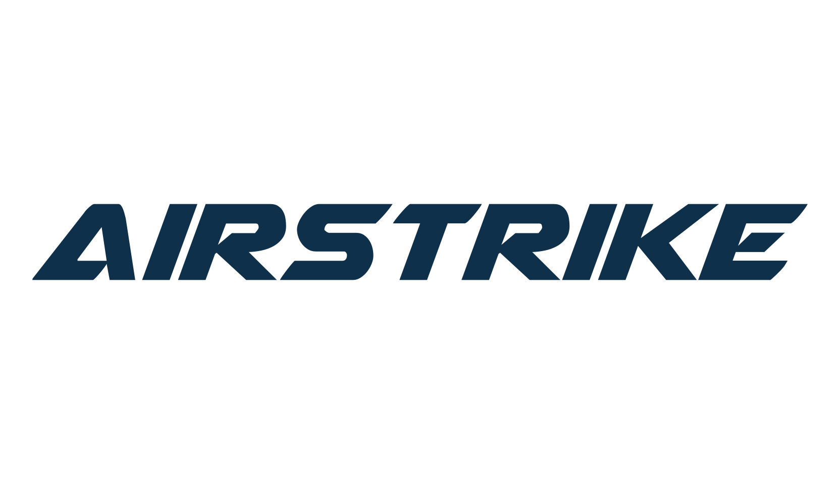 Airstrike, sci-fi font preview