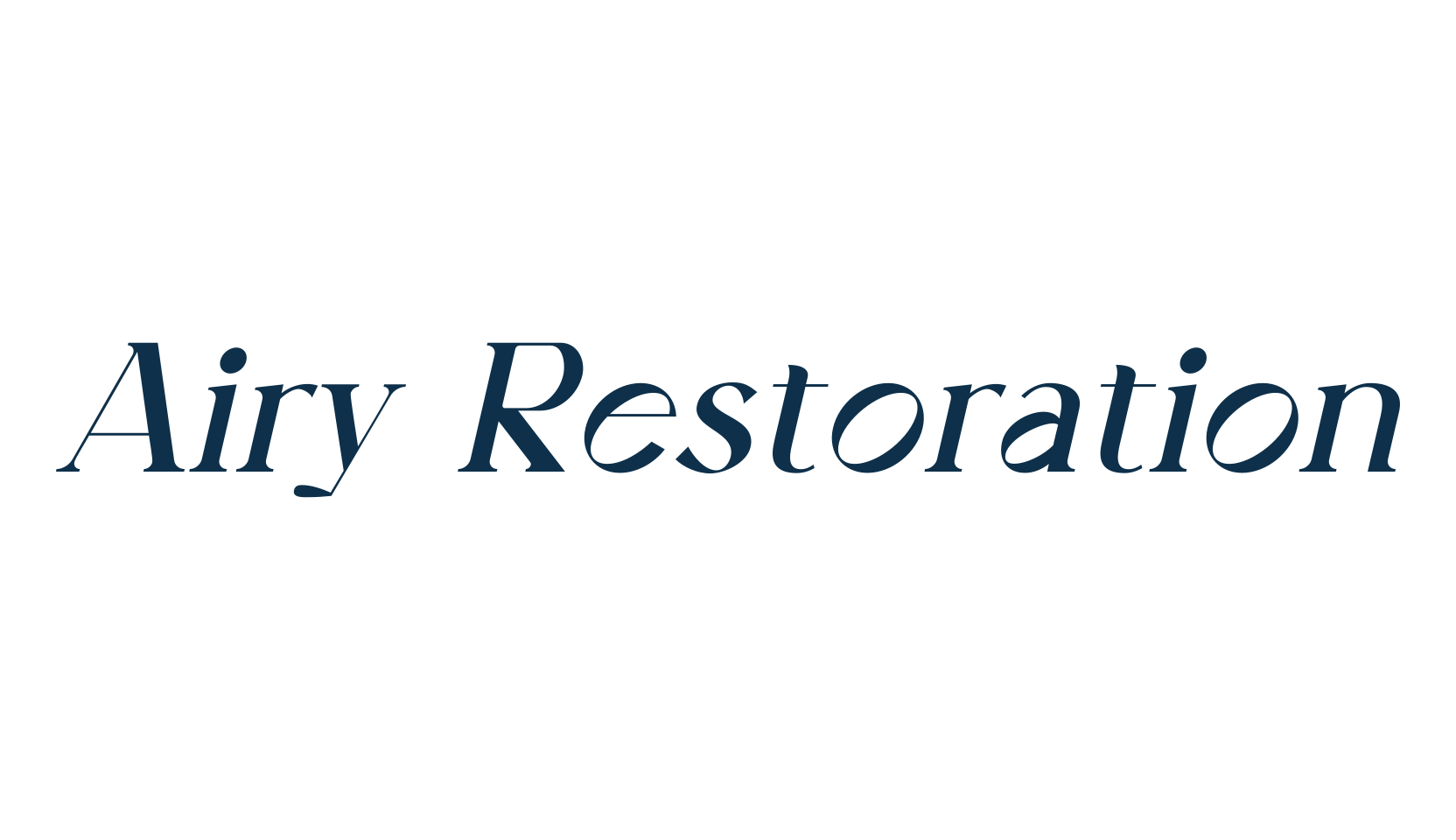 Airy Restoration, basic serif font preview