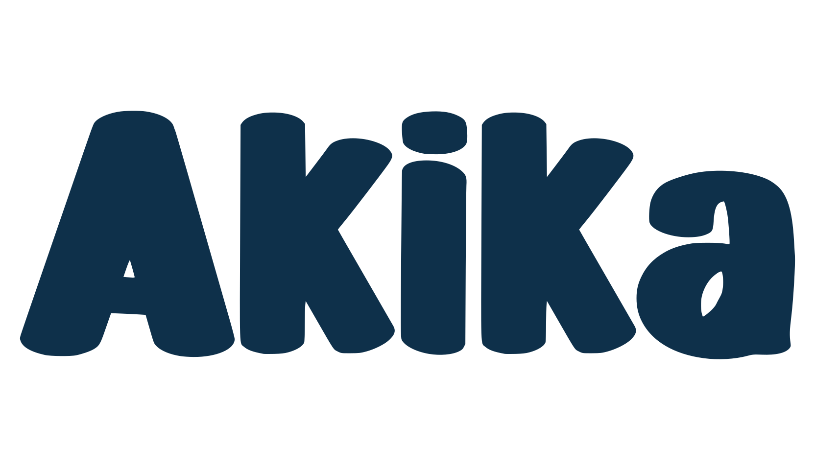 Akika, fancy cartoon decorative font preview