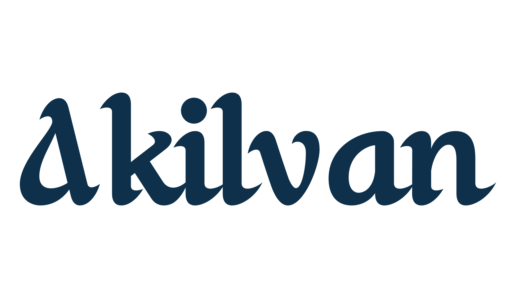 Akilvan, various font preview