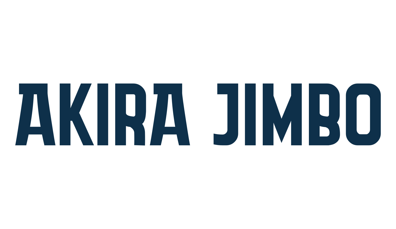 Akira Jimbo, fancy various basic font preview