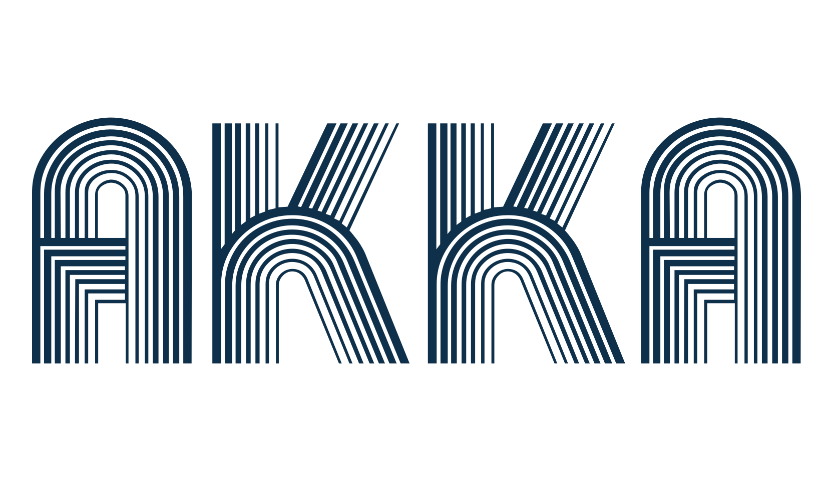 Akka, groovy font preview