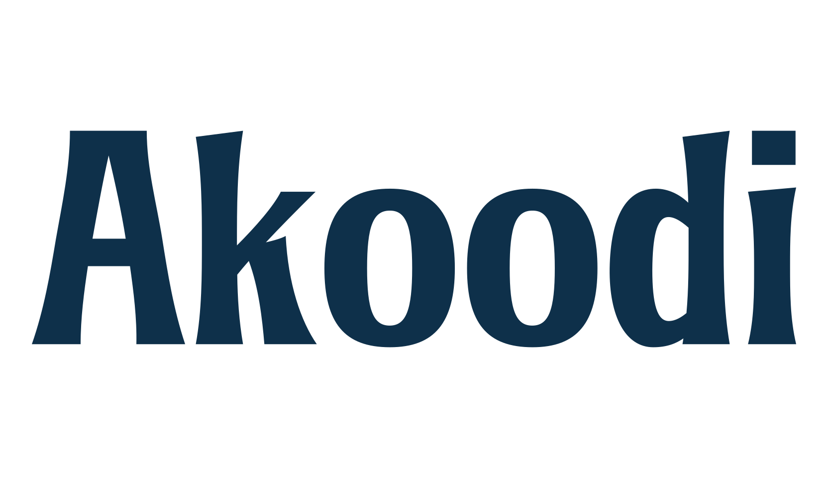 Akoodi, various font preview
