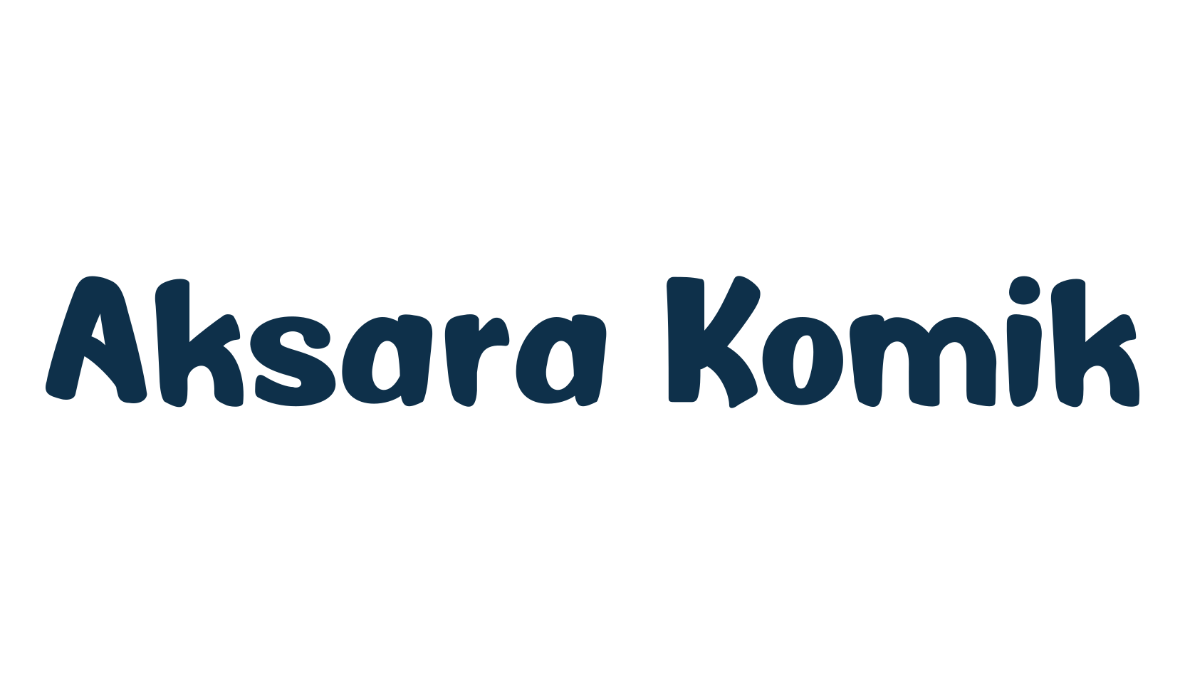 Aksara Komik, fancy cartoon decorative comic font preview