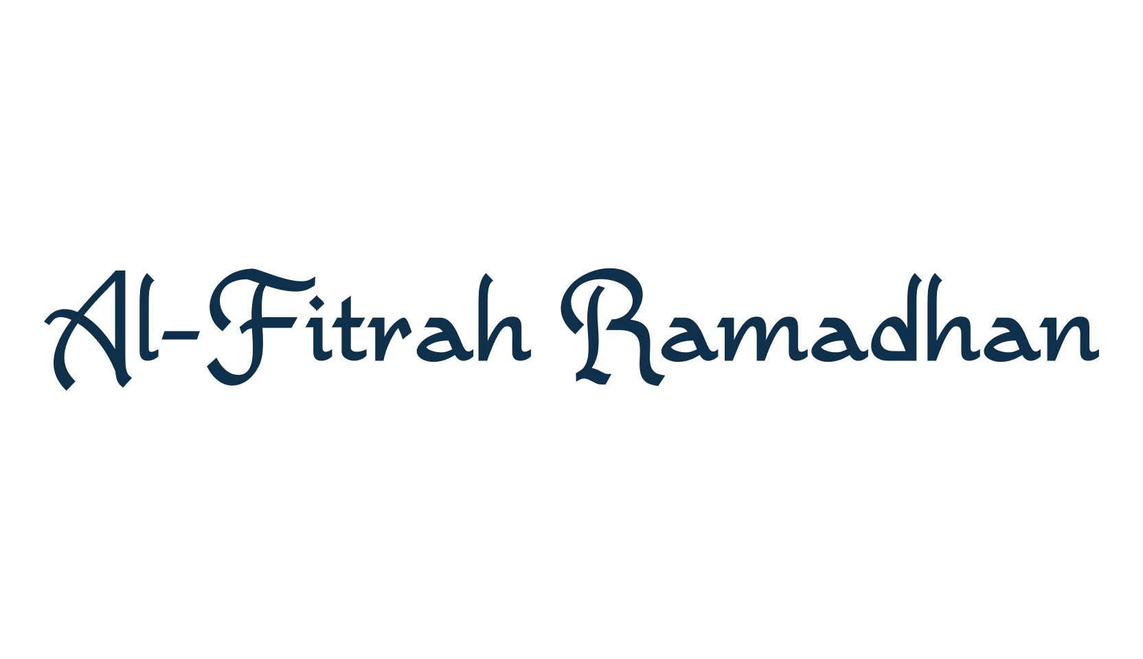 Al-Fitrah Ramadhan, arabic font preview