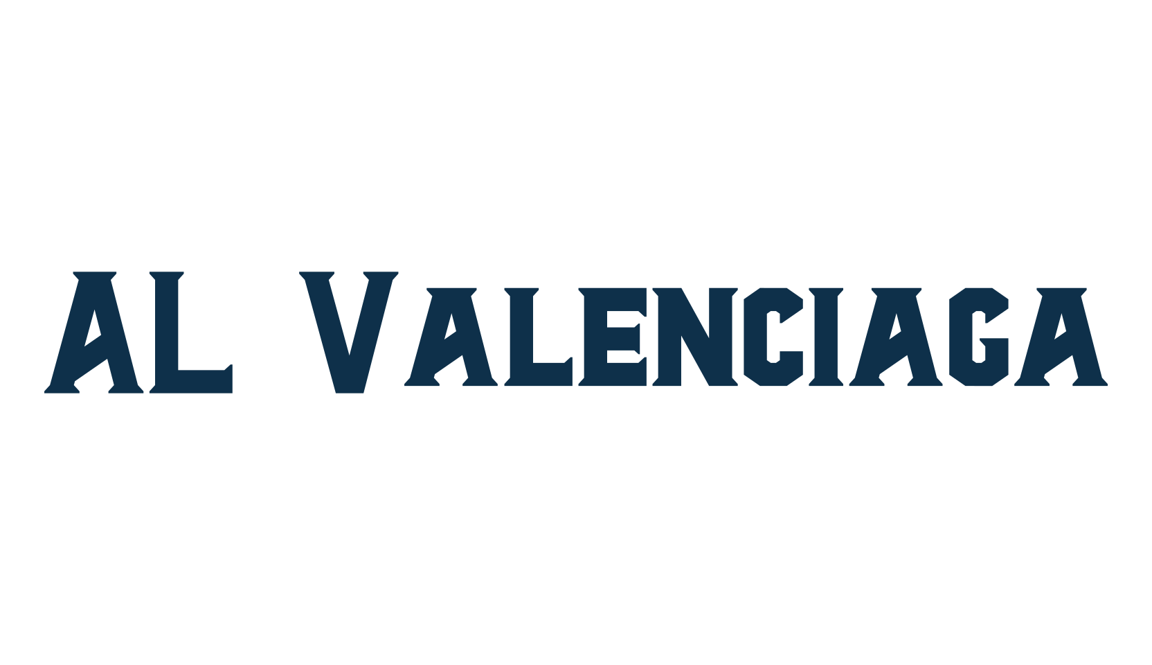 AL Valenciaga, fancy various basic font preview