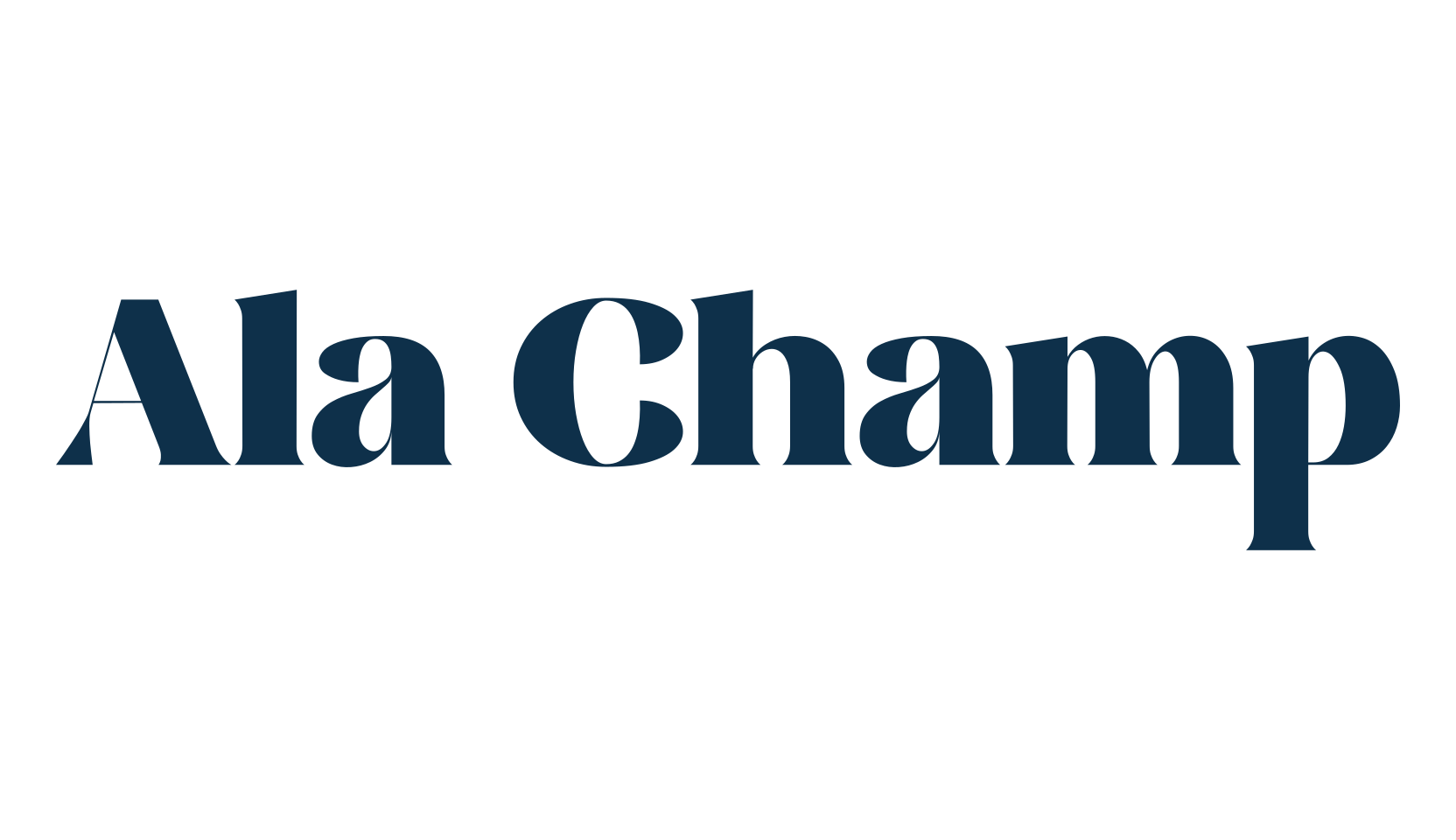 Ala Champ, basic serif font preview