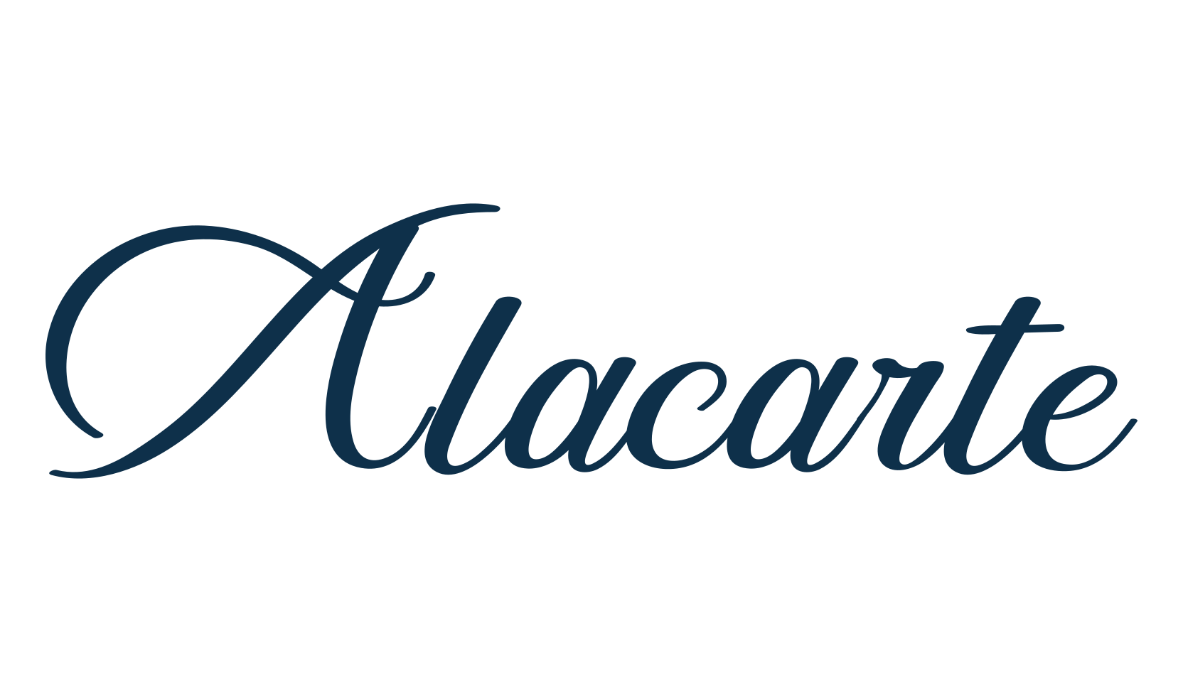 Alacarte, calligraphy font preview
