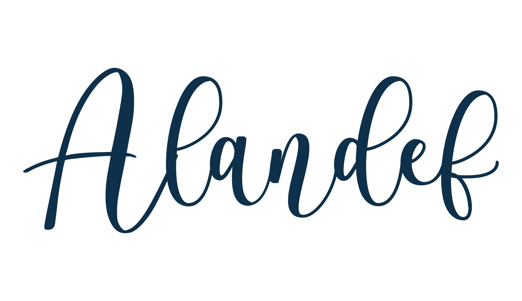 Alandef, fancy decorative font preview