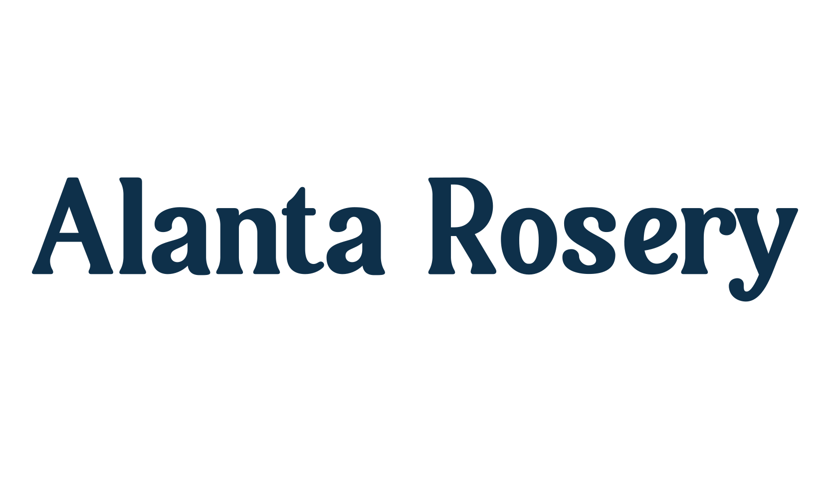 Alanta Rosery, basic serif font preview