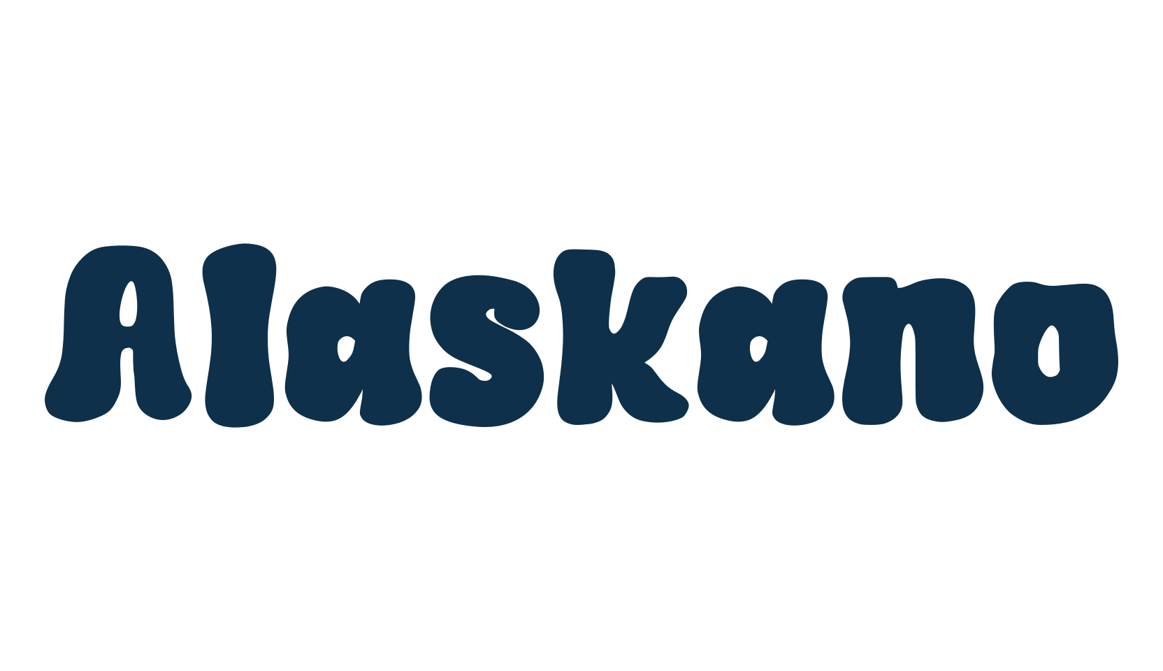 Alaskano, fancy groovy decorative font preview