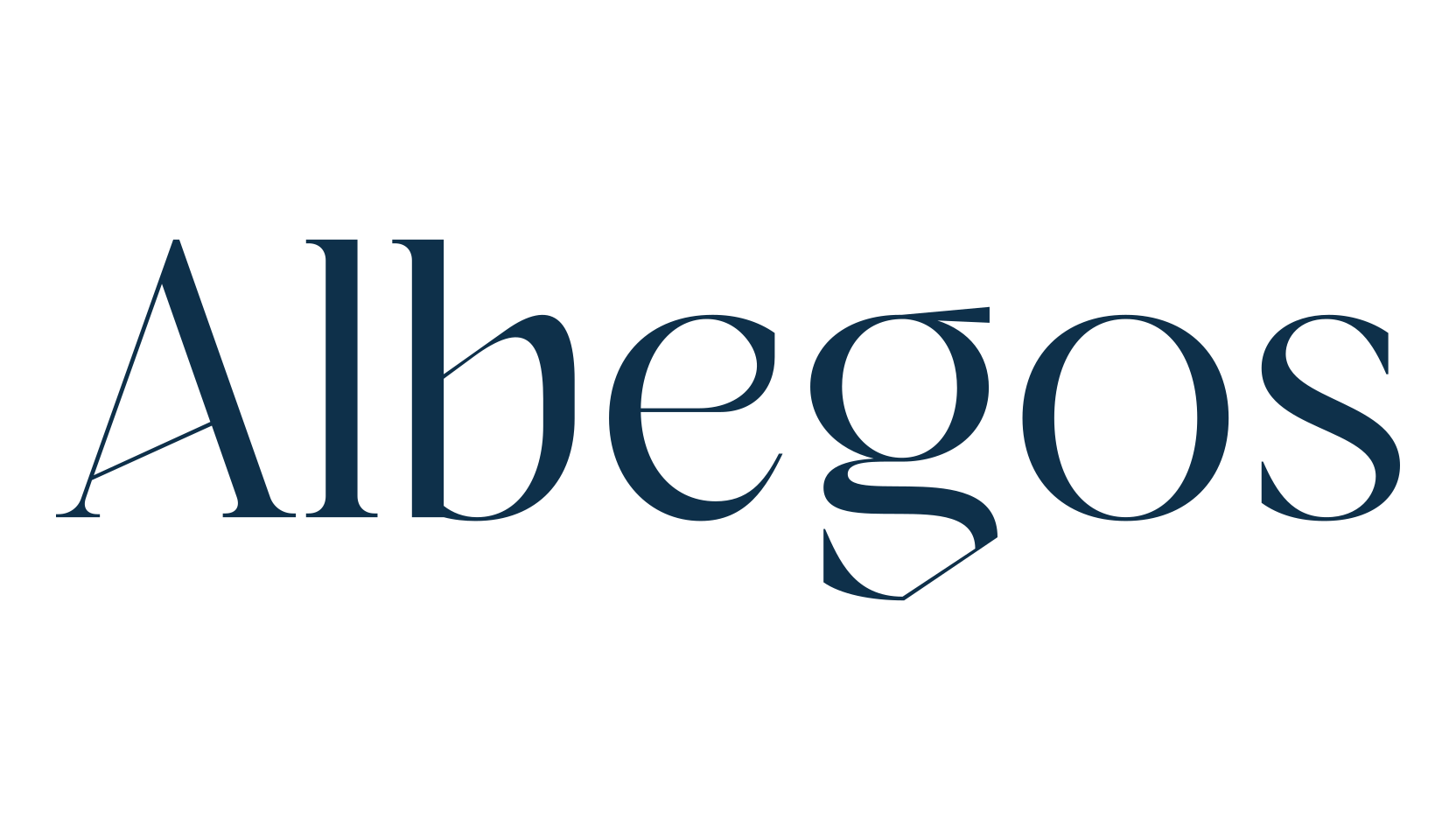 Albegos, serif font preview