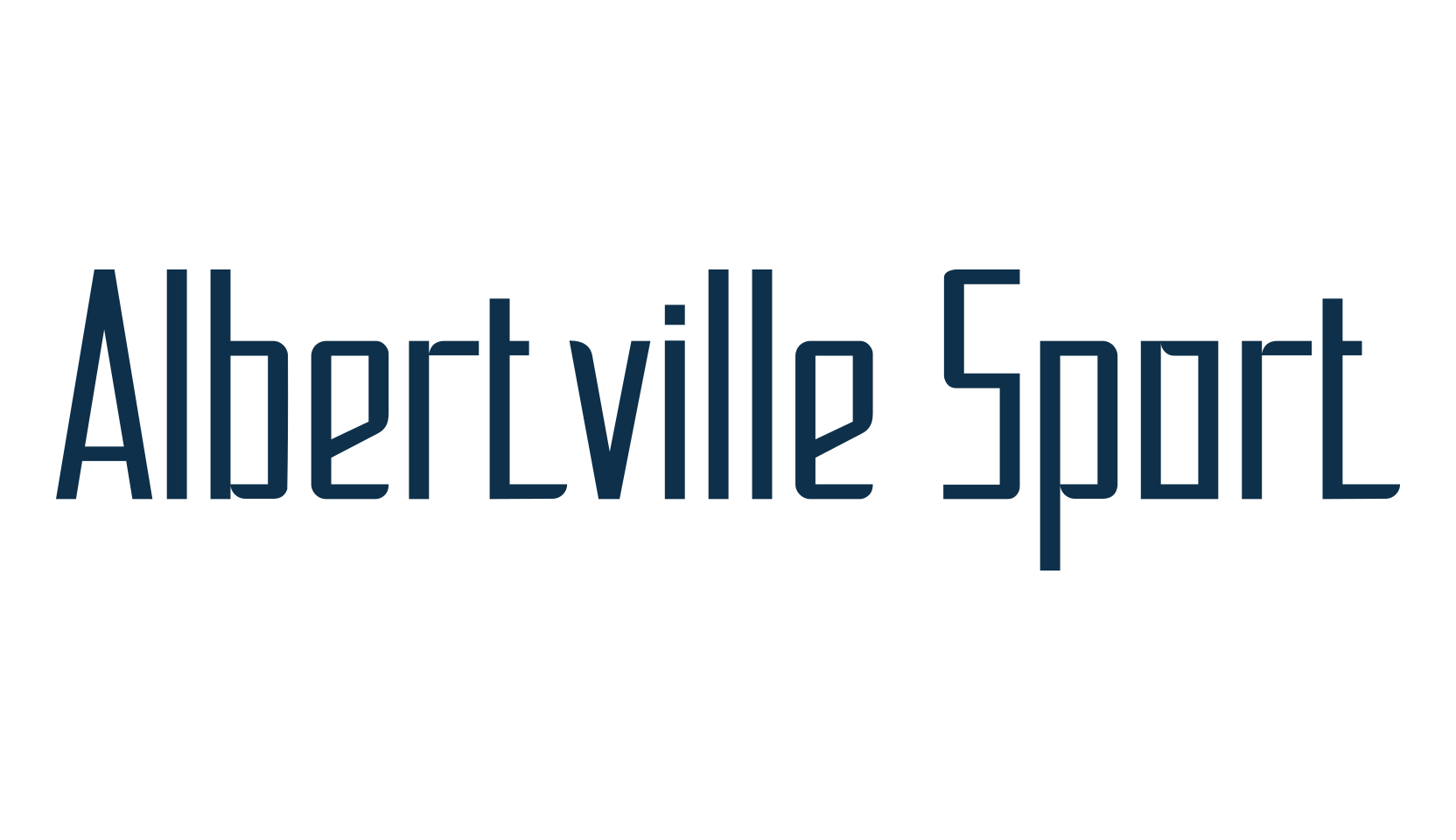 Albertville Sport, basic sans serif font preview