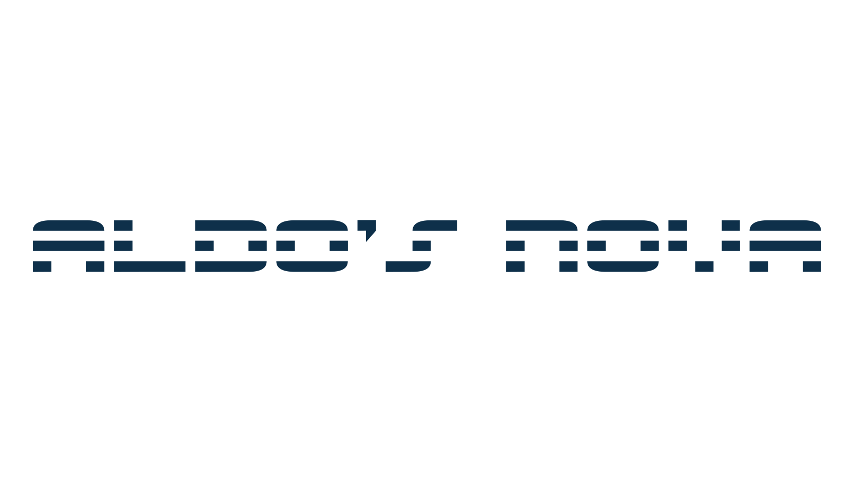 Aldo's Nova, techno lcd sci-fi font preview