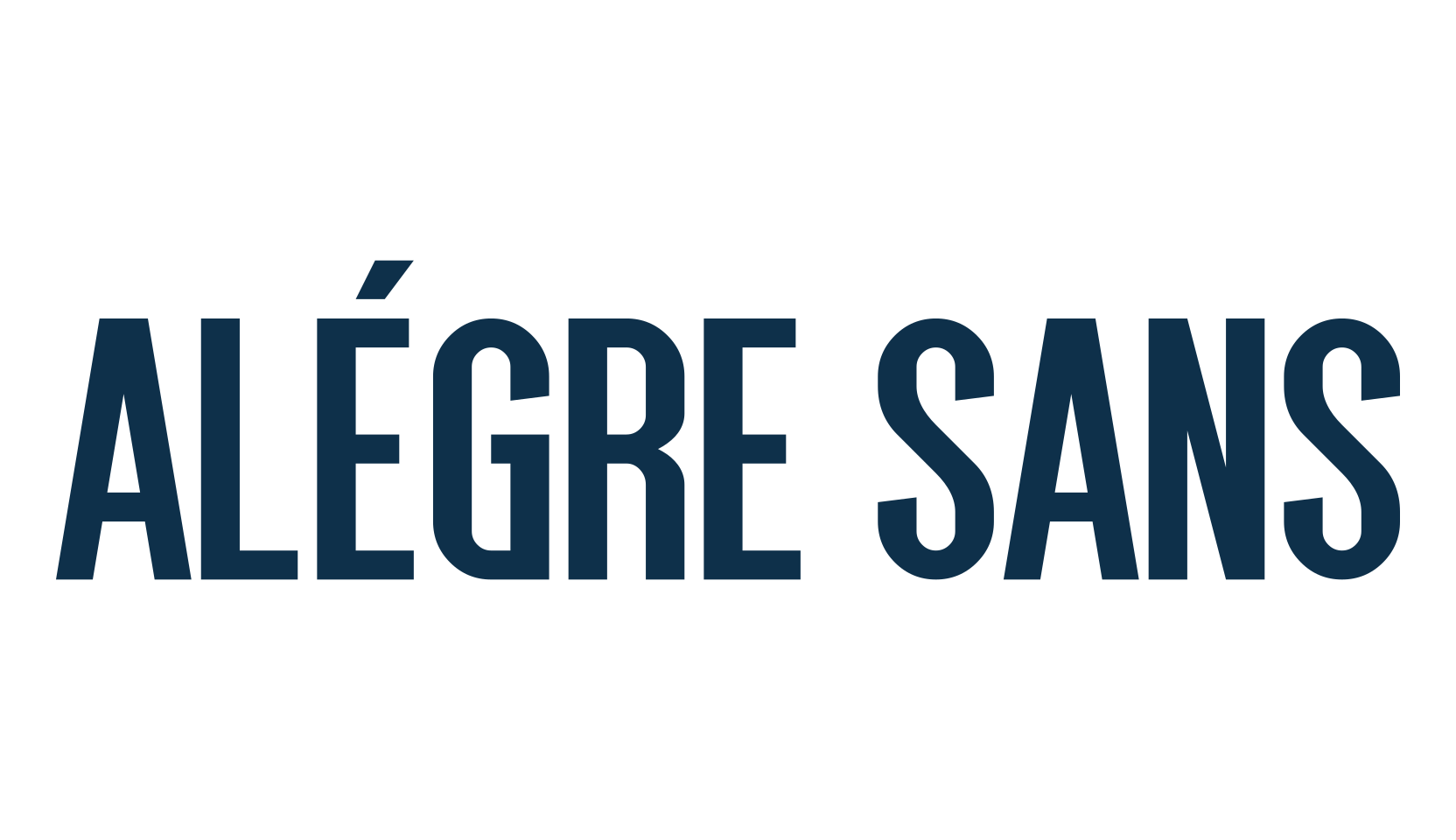 Alégre Sans, basic sans serif font preview
