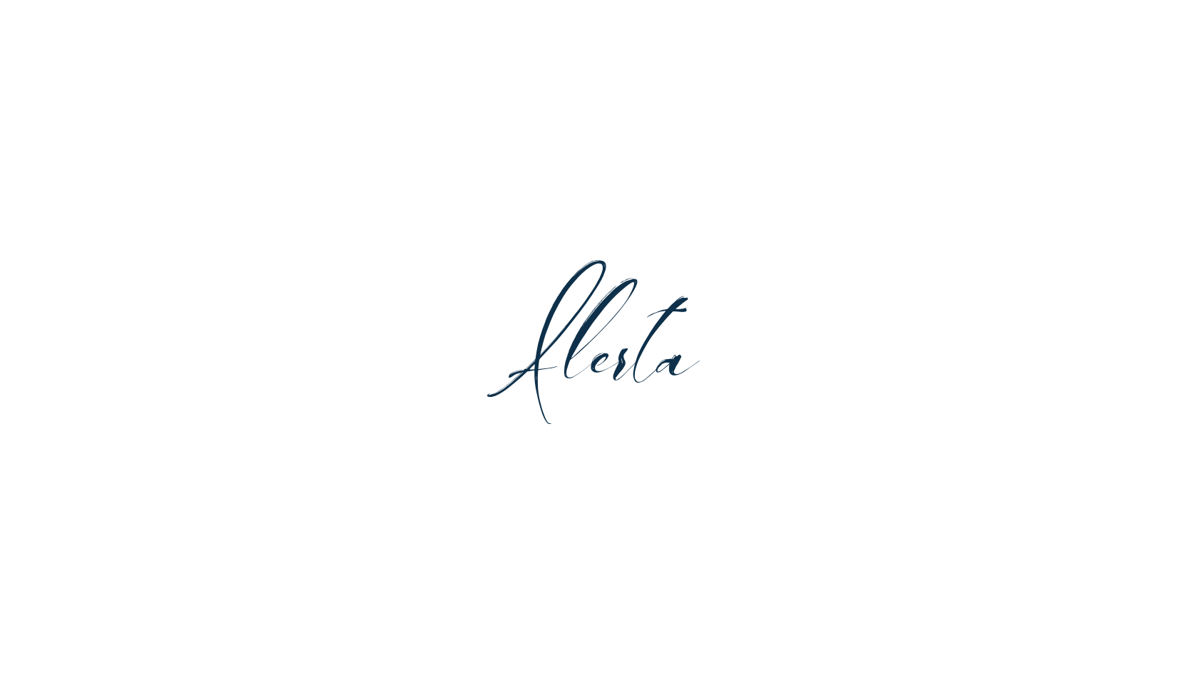 Alerta, script handwritten fancy decorative calligraphy font preview