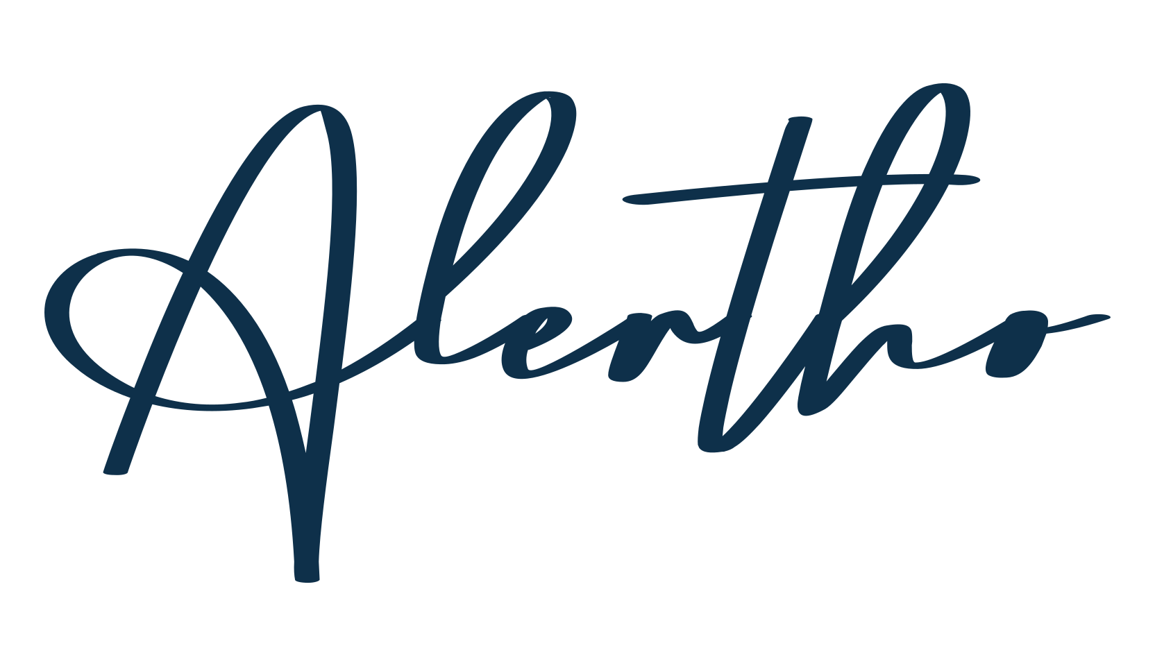 Alertho, script handwritten fancy decorative calligraphy font preview