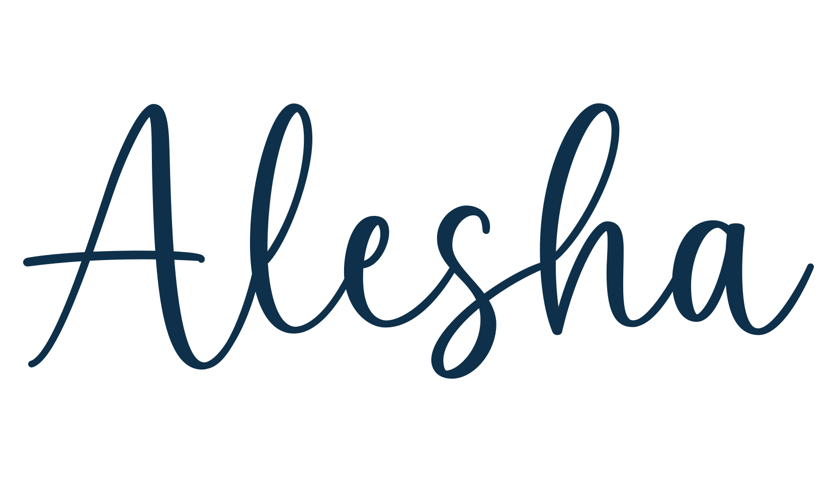Alesha, fancy decorative font preview
