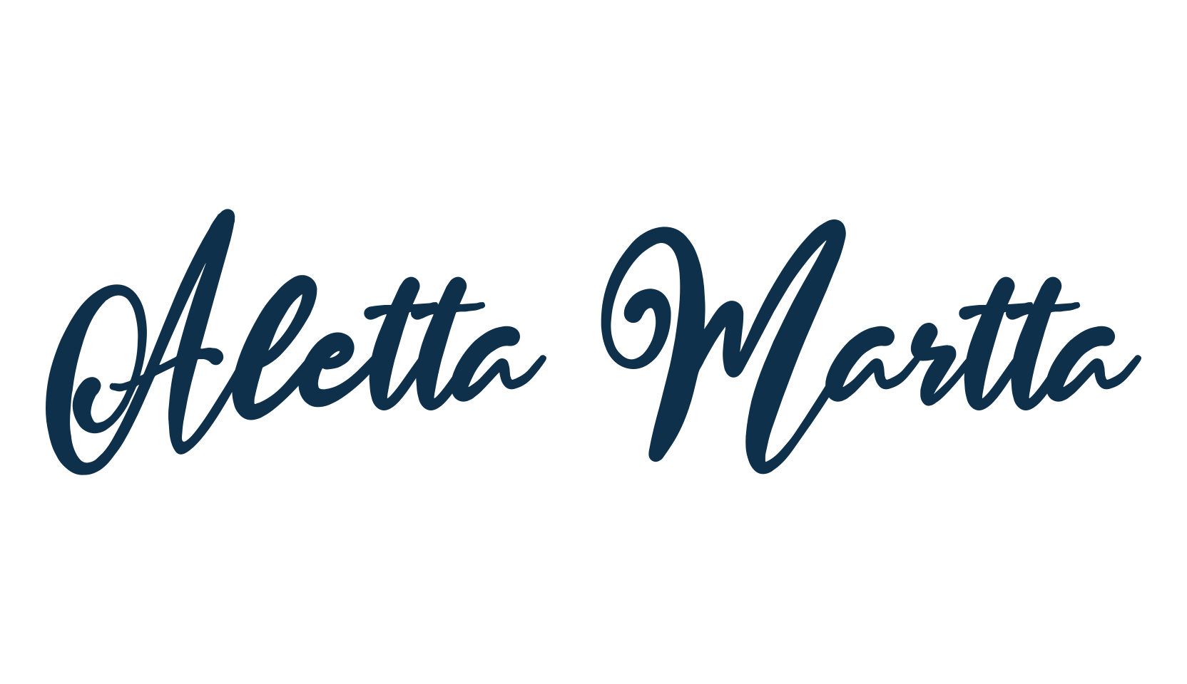 Aletta Martta, display market font preview
