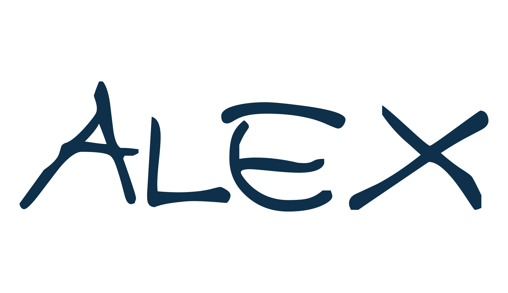 Alex (alex-by-harry-troeger), script handwritten fancy decorative calligraphy font preview