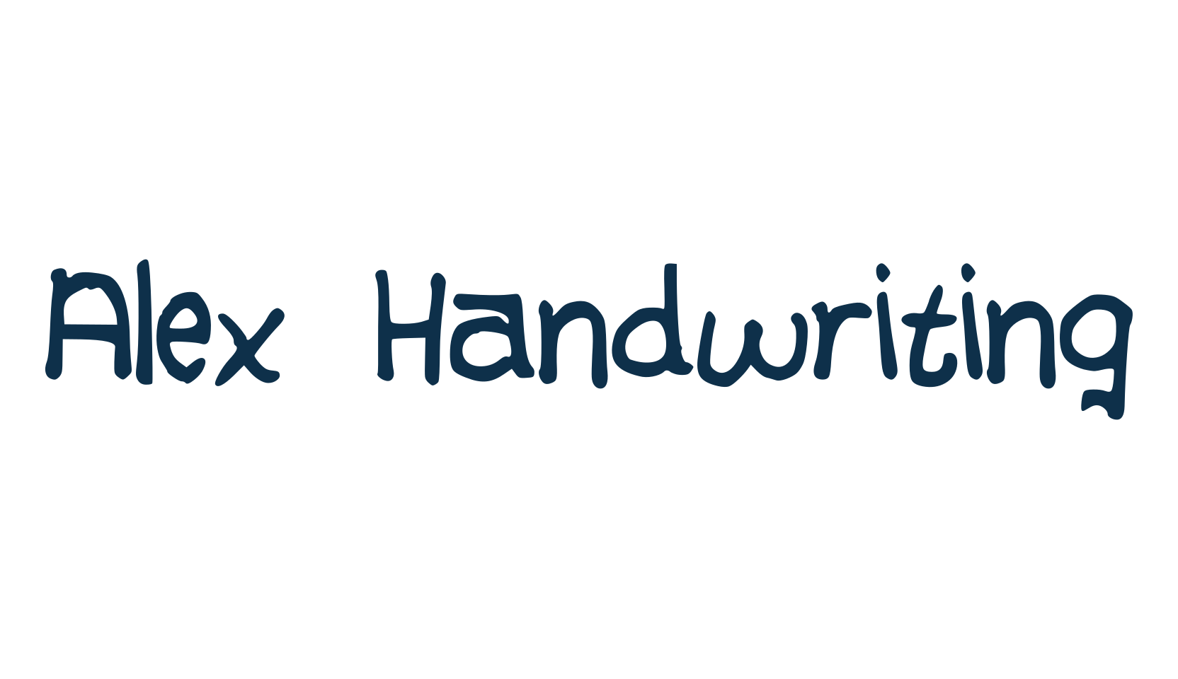 Alex Handwriting, script handwritten fancy decorative calligraphy font preview