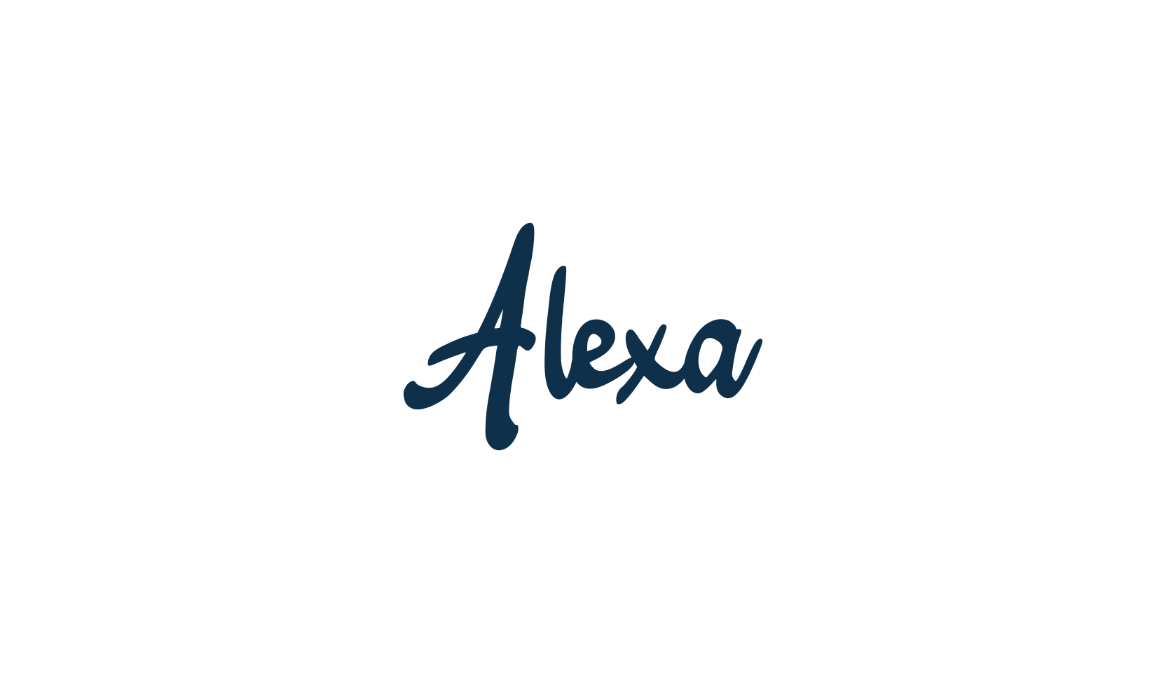 Alexa, handwriting font preview