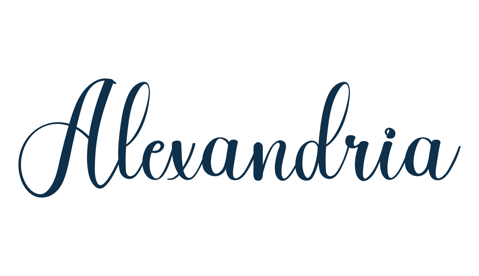 Alexandria (alexandria-5), calligraphy font preview