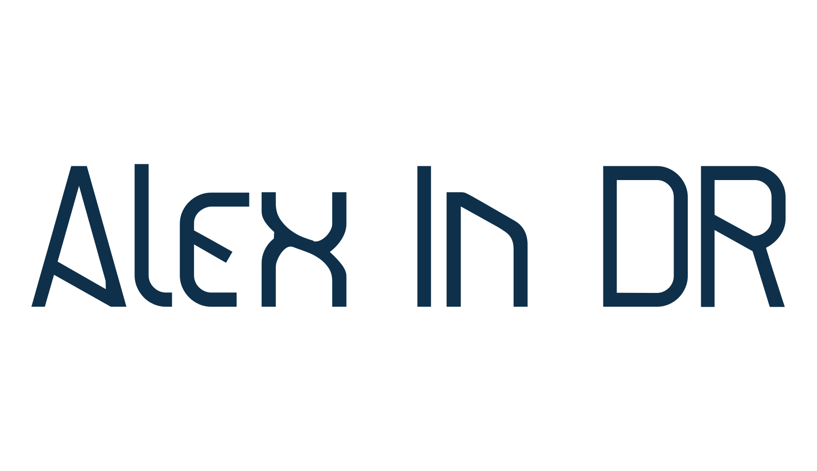 Alex In DR, sci-fi font preview