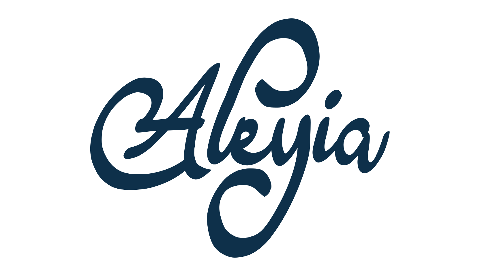 Aleyia, fancy decorative font preview