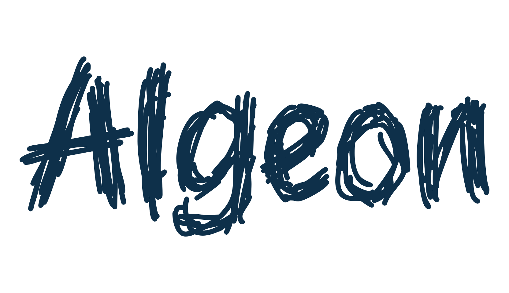 Algeon, script trash fancy decorative calligraphy font preview