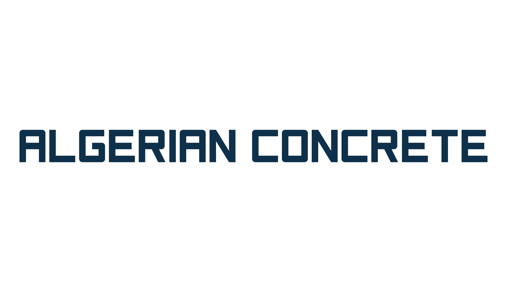 Algerian Concrete, basic sans serif font preview