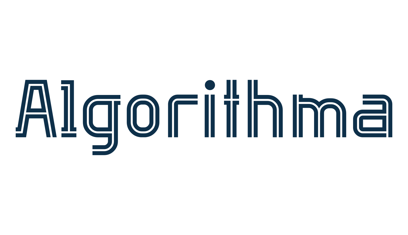 Algorithma, fancy various decorative font preview