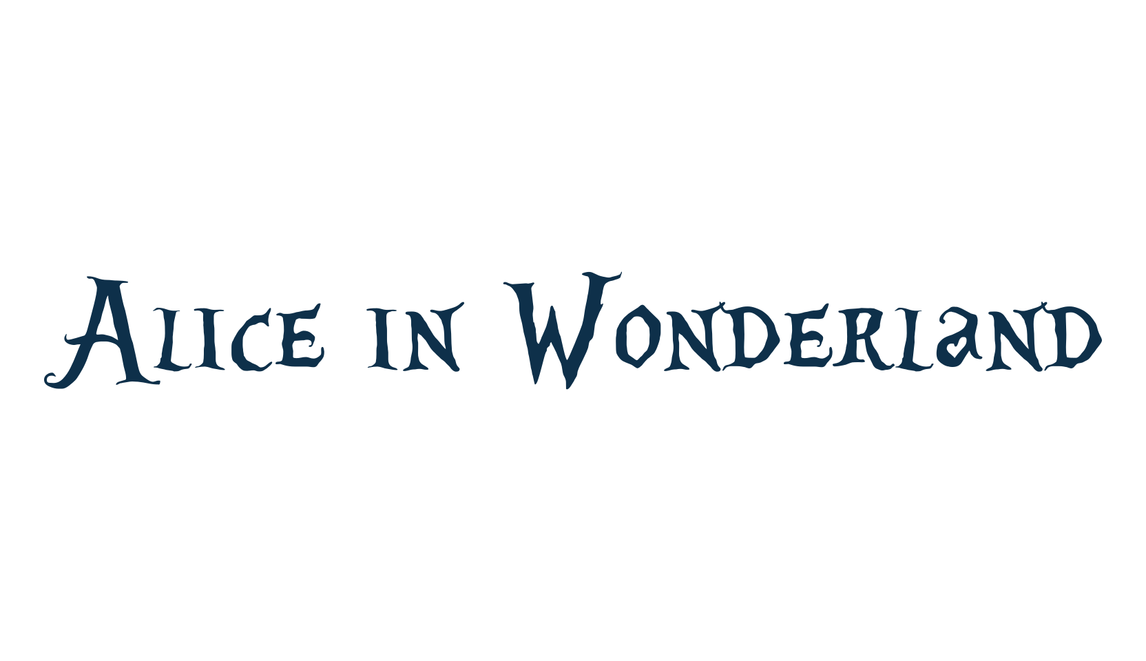 Alice in Wonderland (alice-in-wonderland), various font preview