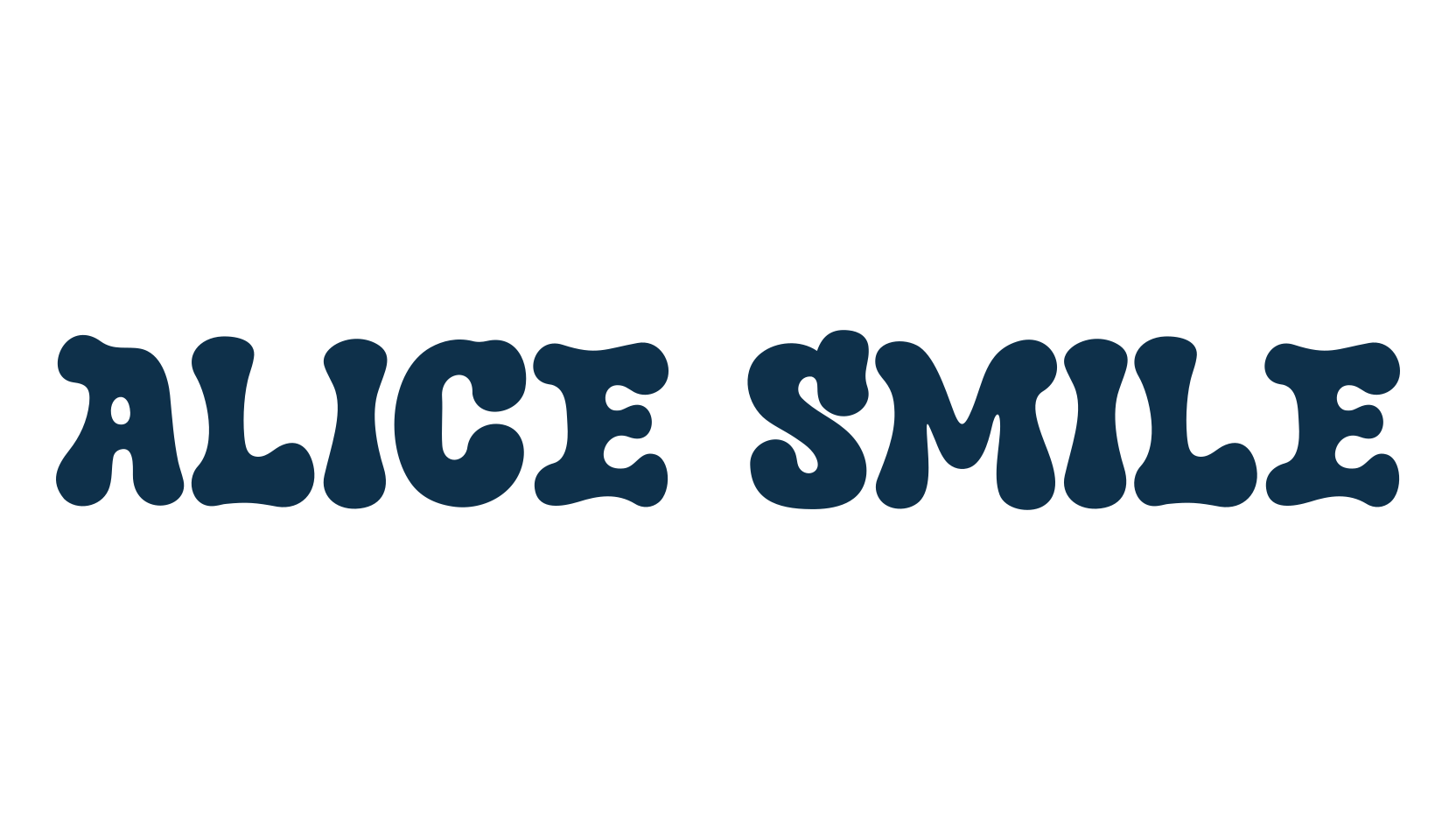 Alice Smile, fancy groovy decorative font preview