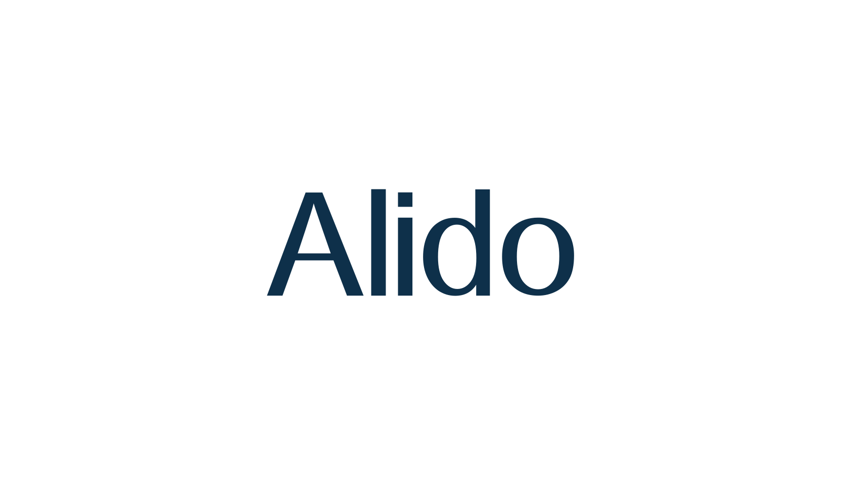 Alido, sans serif font preview