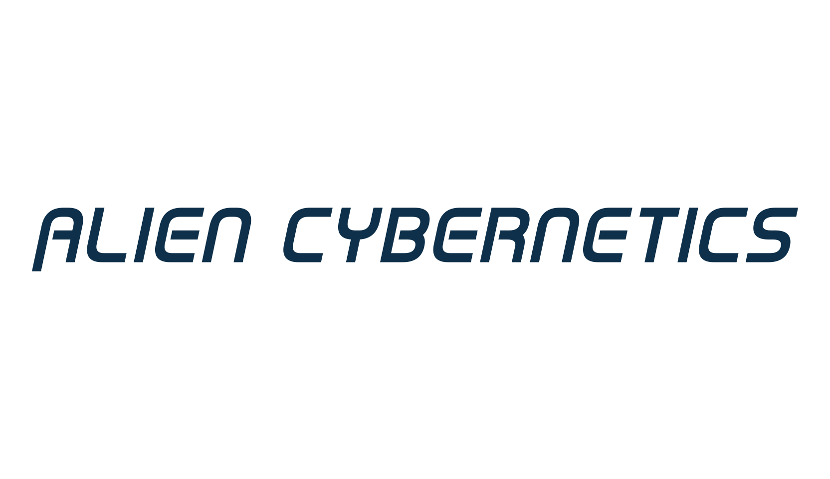 Alien Cybernetics, techno sci-fi font preview