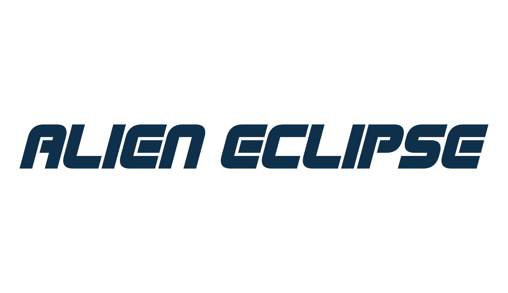 Alien Eclipse, sci-fi font preview