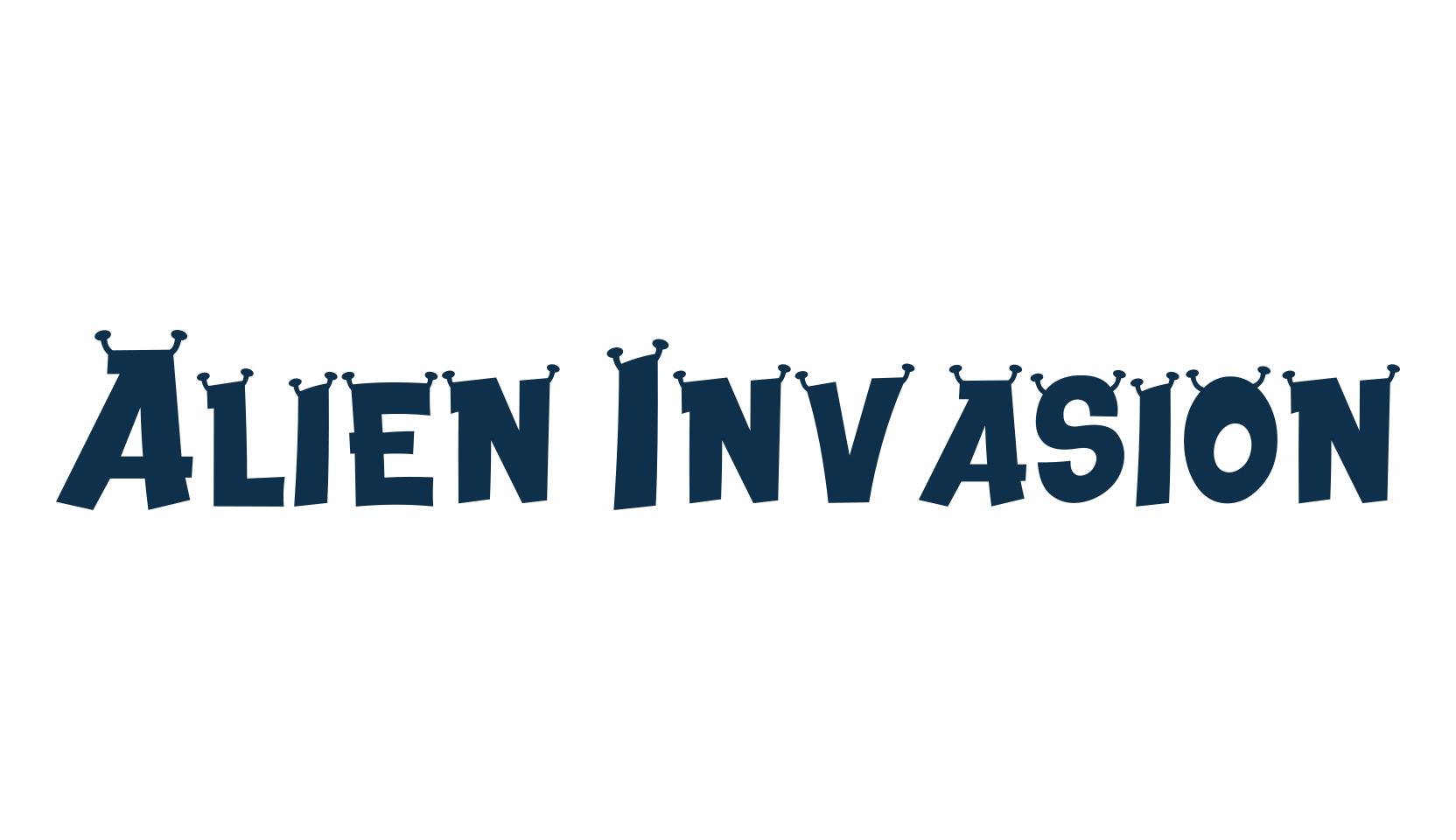 Alien Invasion (alien-invasion-2), cartoon font preview