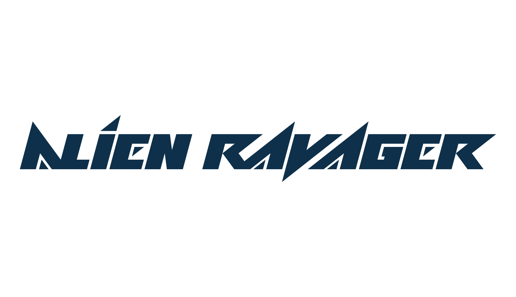 Alien Ravager, sci-fi font preview