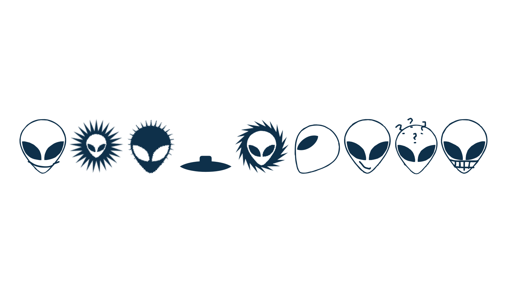 Alienator, fancy decorative font preview