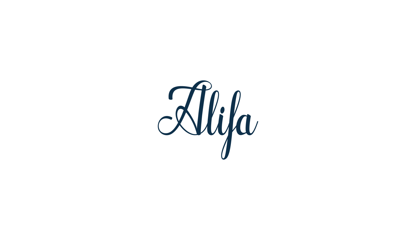 Alifa, calligraphy font preview