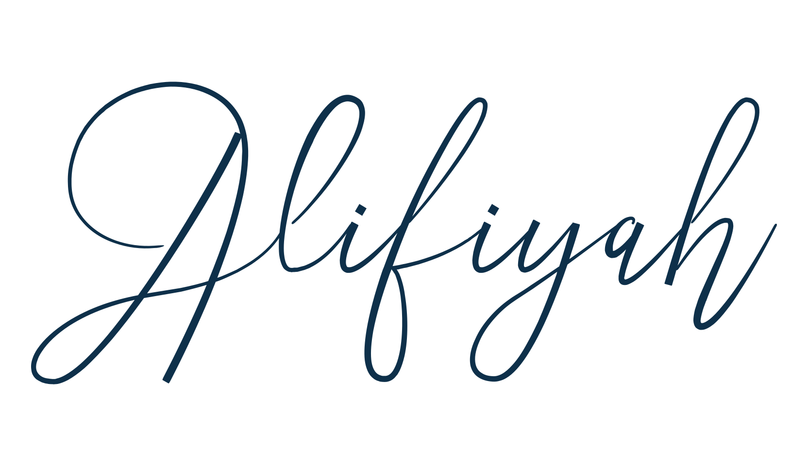 Alifiyah, script handwritten fancy decorative calligraphy font preview