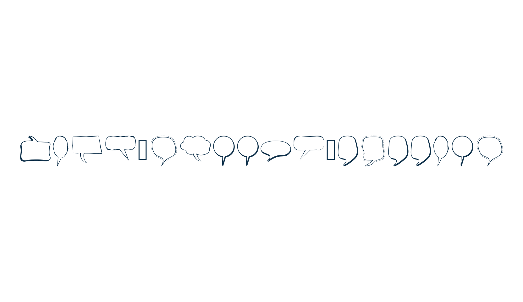 Alin Speech Bubbles, display market font preview