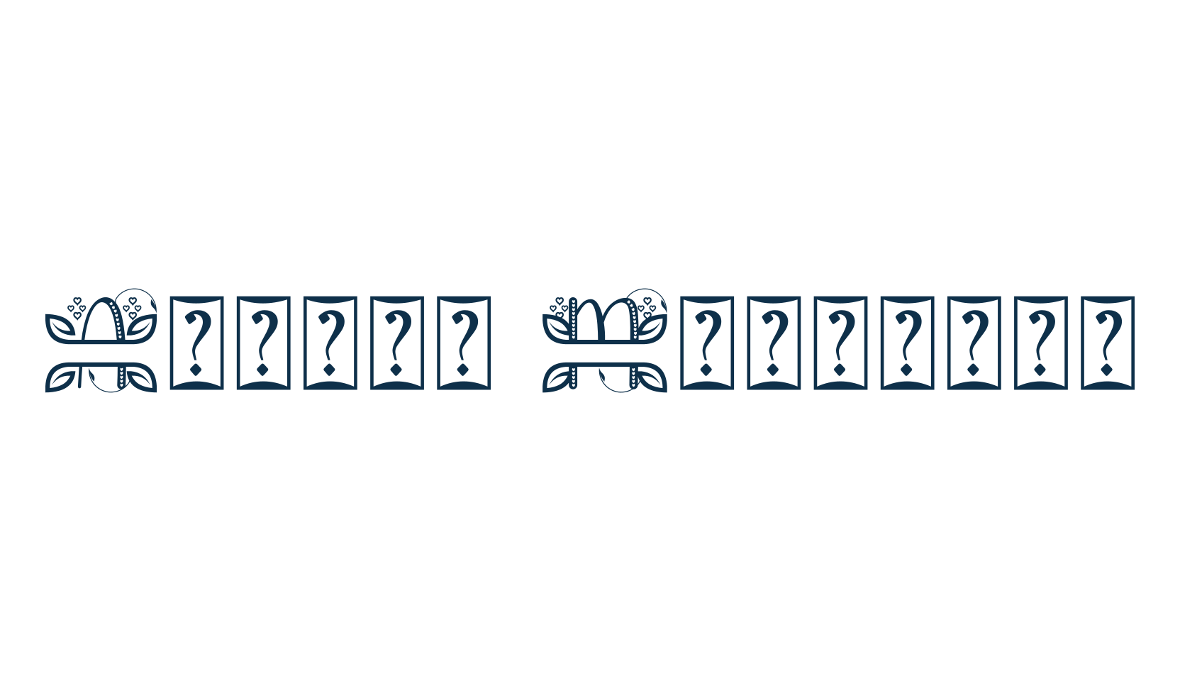 Alinda Monogram, fancy initials decorative font preview