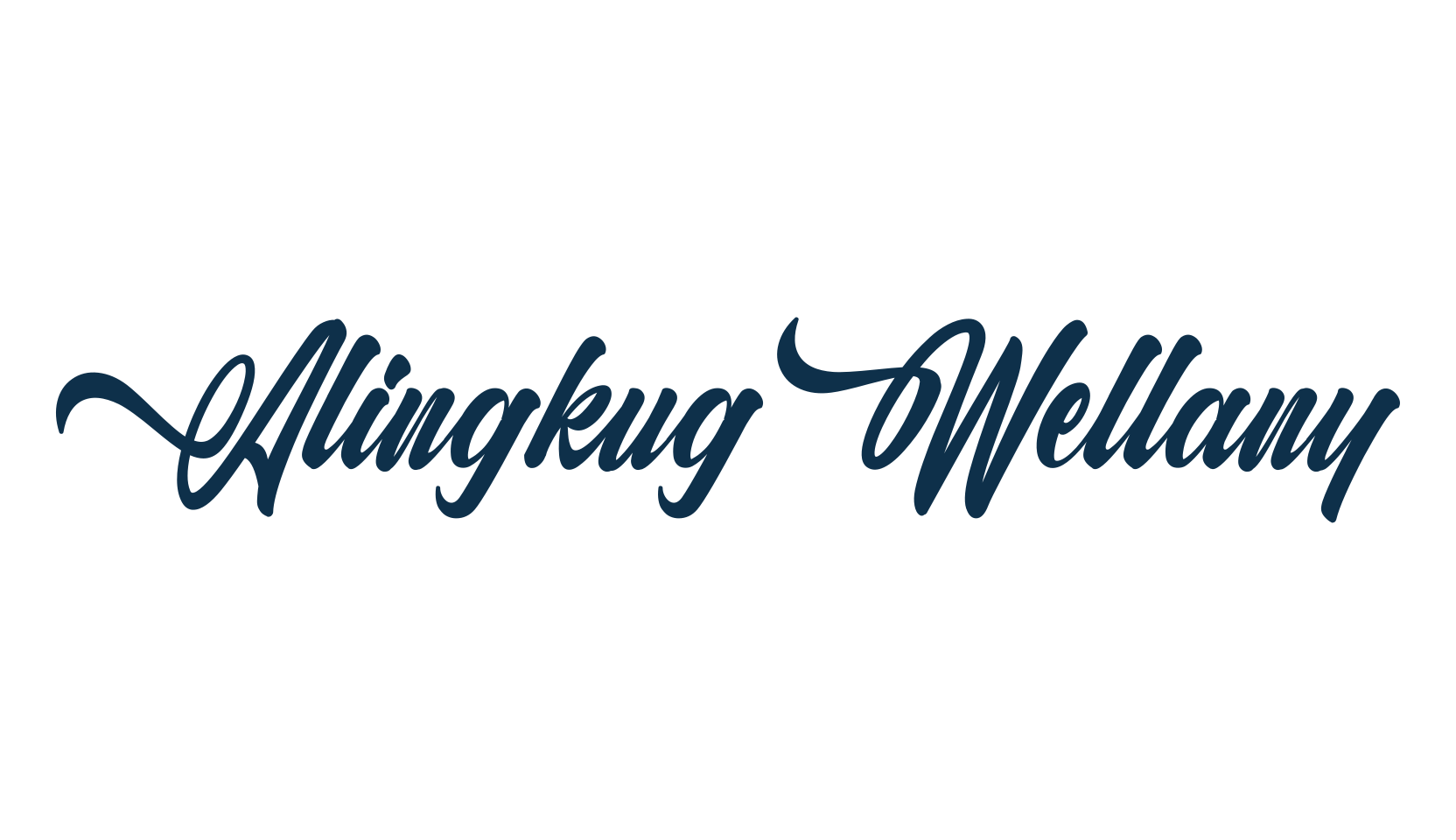 Alingkug Wellany, display market font preview