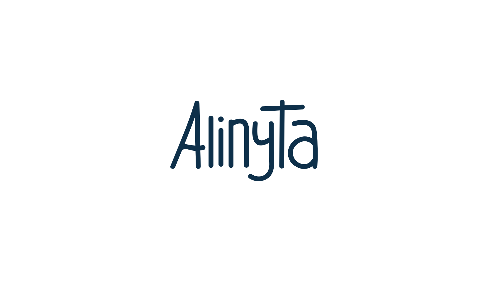 Alinyta, fancy decorative font preview